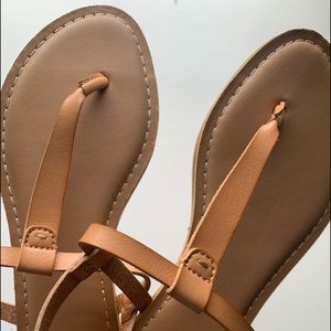 Tan old navy sandals.